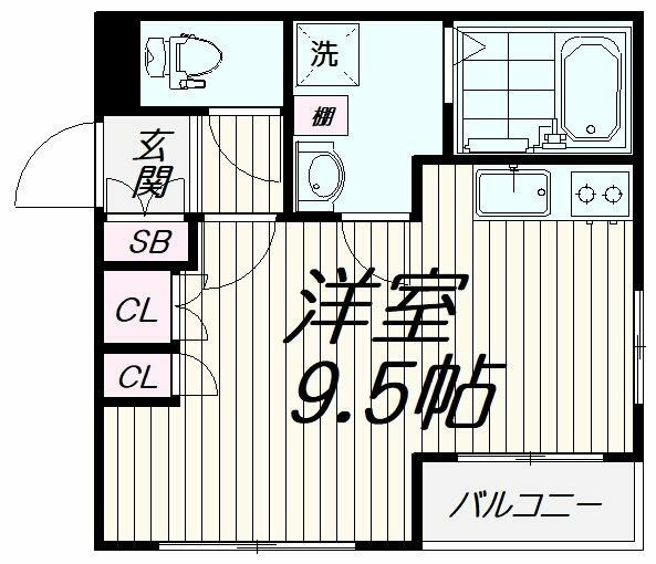 ソラール池上の間取り|間取りです。