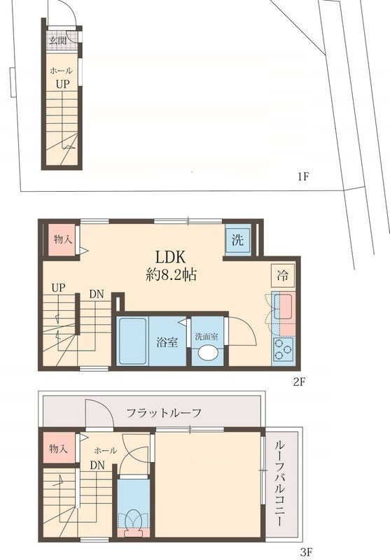 ベルリード恵比寿の間取り|間取りです。