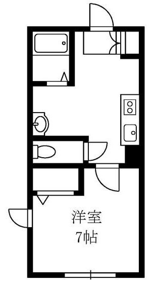 スノーベル戸越銀座弐番館の間取り|間取りです。