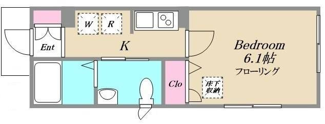Ｈａｂｉｔｏ　ｋａｍｉｋｉｔａｚａｗａの間取り|間取りです。