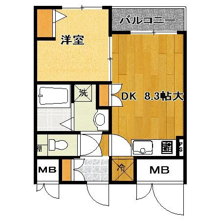 FIORE　SHIBUYAの間取り|間取りです。