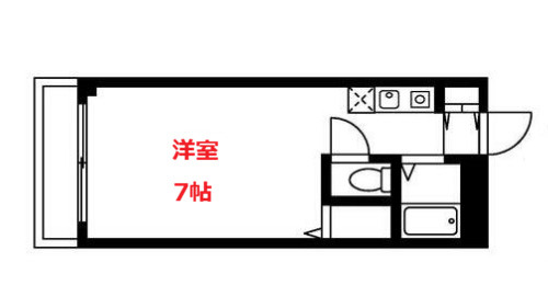 【間取り】 | 第7三井ビル | お部屋の間取りです。