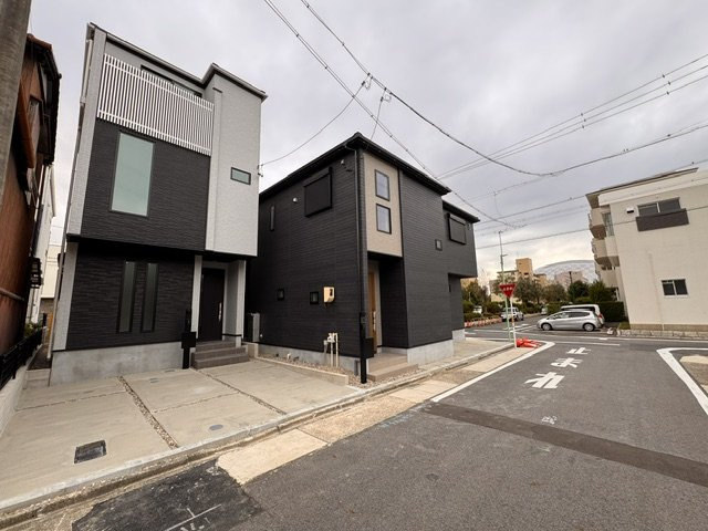 MIRASUMO東区前浪町009③全3棟【仲介手数料無料　矢田小　矢田中】の前面道路含む現地写真|今すぐのご案内可能です！→  0120-336-922　までお気軽にお問い合わせください。