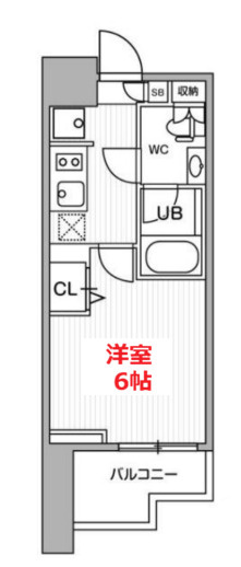 【間取り】 | ALTERNA南大井 | お部屋の間取りです。
