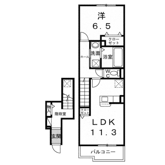 【間取り】 | プラシードⅡ