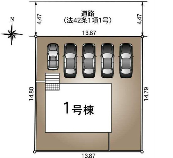 【間取り】 | 浜松市浜名区八幡 2期 新築一戸建て | 区画図です