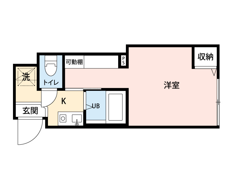 ニューライフ四ツ木の間取り