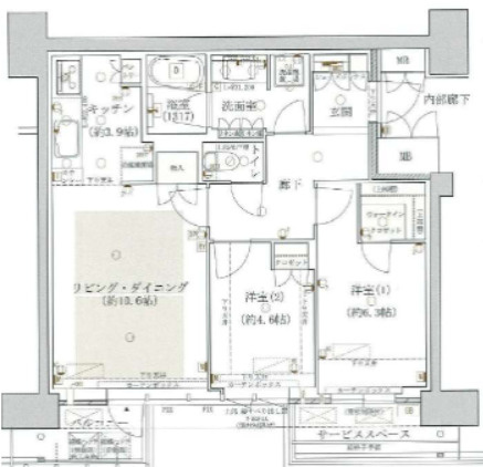 北浜ミッドタワーの間取り|北浜ミッドタワー　間取り