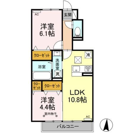 ベルシエールの間取り