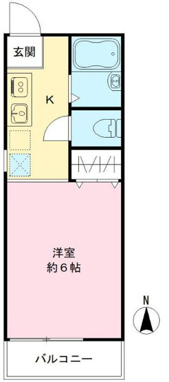 【間取り】 | ＮＫハイツ（下高井戸）