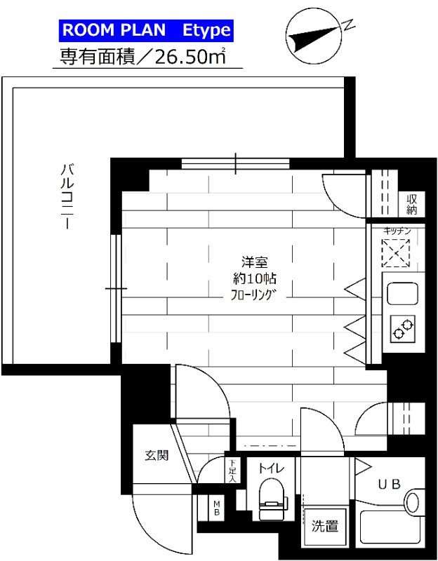 ステージファースト三軒茶屋アジールコートⅡの間取り