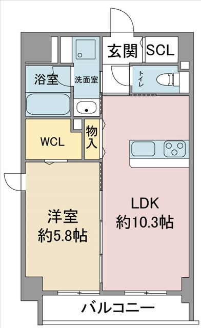 ステーションウエストタワーの間取り