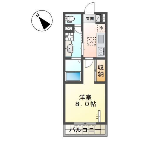 プラシード松戸の間取り