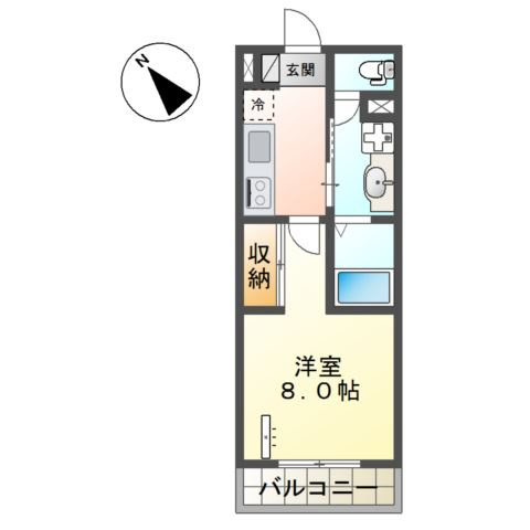 プラシード松戸の間取り