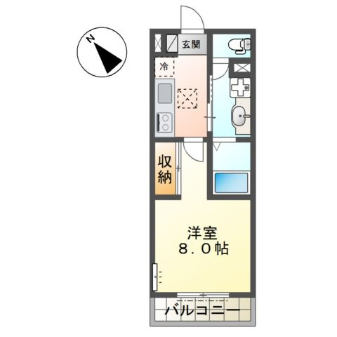 プラシード松戸の間取り