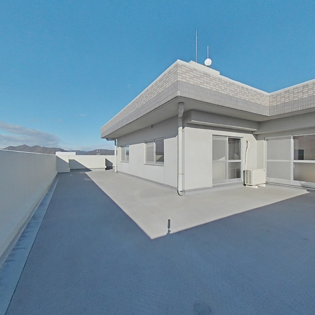 岐阜市栄新町３丁目の賃貸マンションのバルコニー