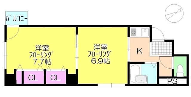 テラ２１ビルの間取り