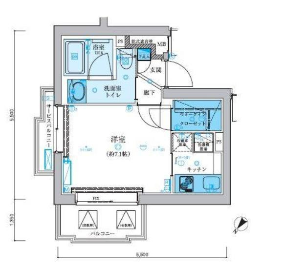 【間取り】 | リヴシティ駒沢大学