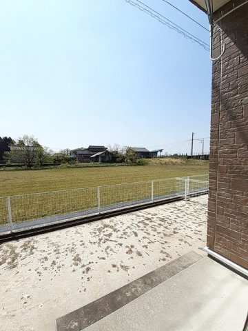 エクセレンス　ヒル　Ｃのバルコニー|陽当たり良好なバルコニーです