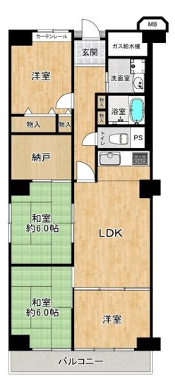 【間取り】 | ネオコーポ明舞壱番館