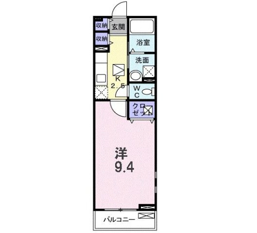 フェアリ－カ－サⅡの間取り
