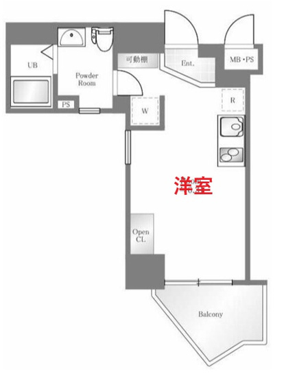 【間取り】 | キクエイパレス戶越 | 間取りです
