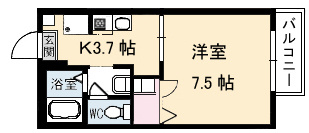 【間取り】 | シャーメゾンウエスト | 間取り