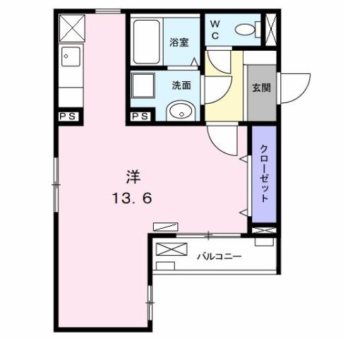 ル　ヴェールＦの間取り