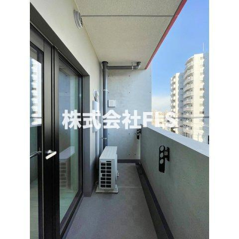 北区志茂２丁目の賃貸マンションのバルコニー