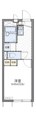 レオパレスノンノンの間取り