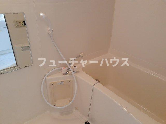 ハピネスＡの浴室|きれいなお風呂です
