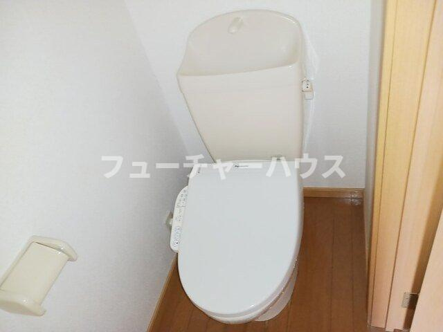ハピネスＡのトイレ|トイレです