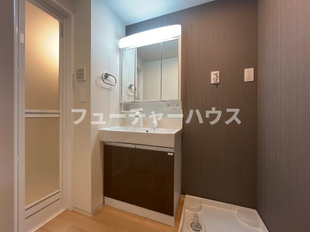 アメリアハイツの洗面所|洗髪洗面化粧台