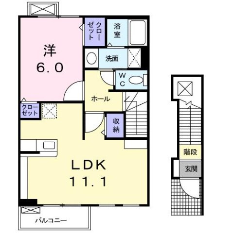 プラシードⅢの間取り