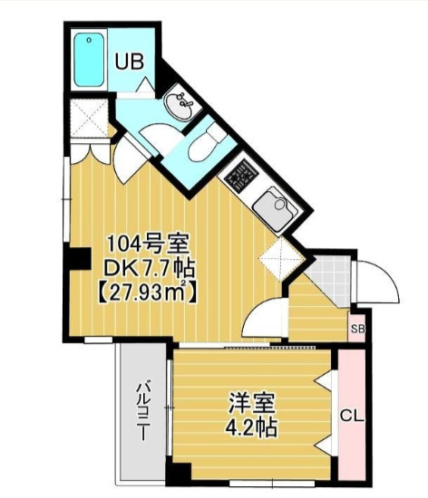 ｓｏａｒｅ　１０４の間取り