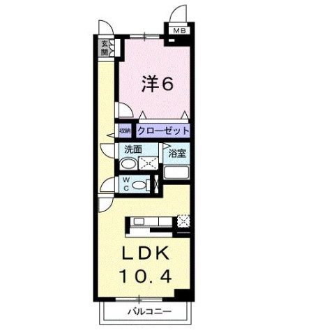 【間取り】 | ジュネス　Ｍ