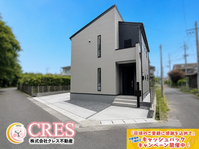 【前面道路含む現地写真】 | ☆☆☆新築分譲　郡山市安積西長久保　全２棟-①！！　長期優良住宅♪  | 現地です！！平日のご案内も大歓迎です♪