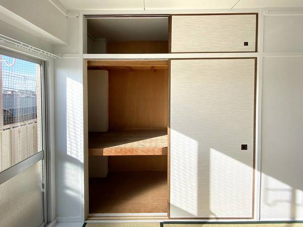 ビレッジハウス鈴蘭台4号棟の収納|ビレッジハウスの同一物件・同一タイプの間取りの写真です