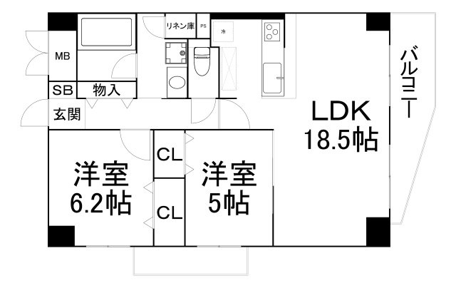 【間取り】 | 双葉エステート鴫野
