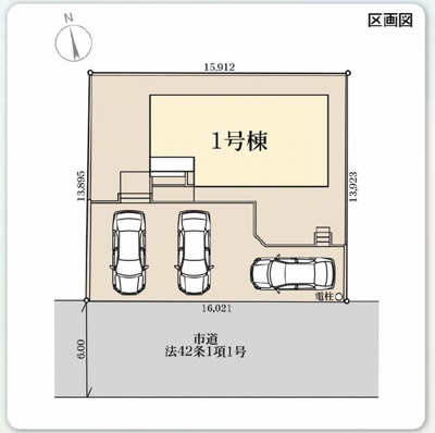 【区画図】 | ☆☆新築分譲　日立市東大沼町第２　限定１棟！！敷地６７坪♪ | 区画図です！！
