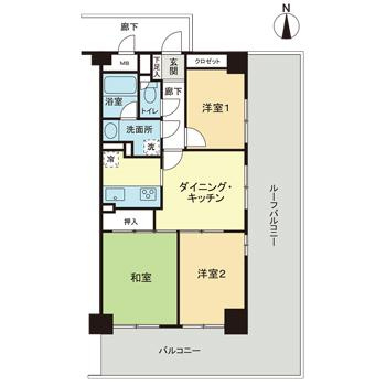 ステーションハイツ高砂の間取り