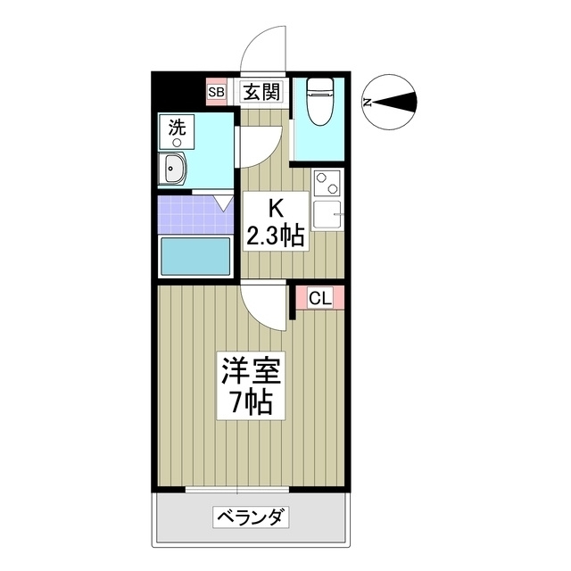 ハイブリッジ東日暮里の間取り