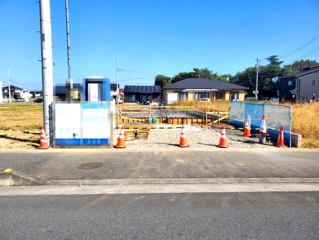 深谷市国済寺　区画整理事業地内‼の前面道路含む現地写真