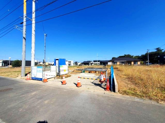 深谷市国済寺　区画整理事業地内‼の前面道路含む現地写真