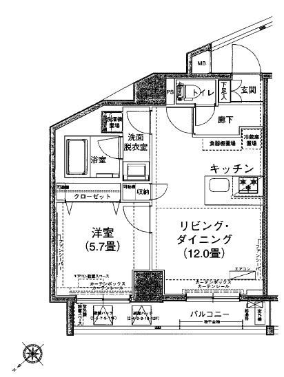 アイル東京向島参番館の間取り