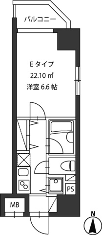 新品家具付きマンション神田小川町4(KaGood東京)の間取り|※間取りと異なる場合は現状を優先します。