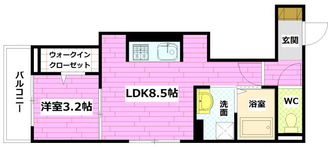 グレイス海田市駅前の間取り