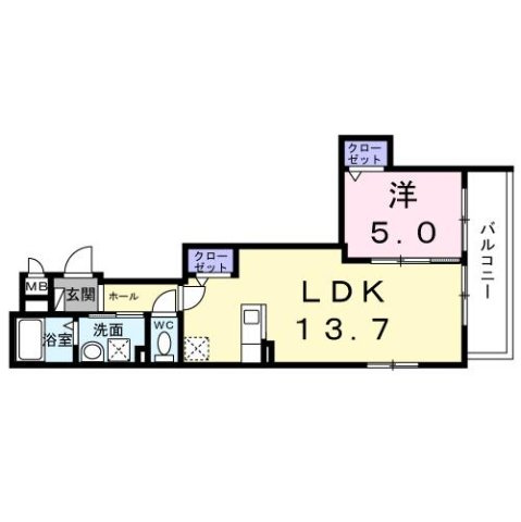 リマ　プラートの間取り