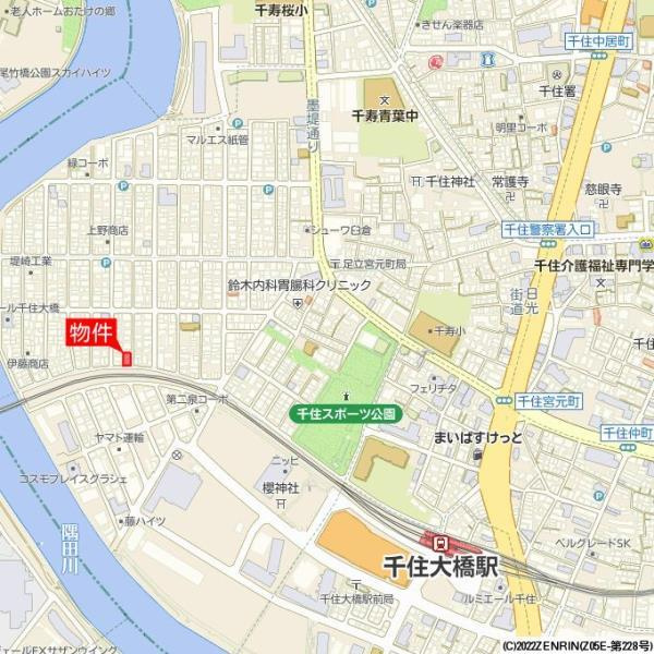 グリーンハイム平成の地図