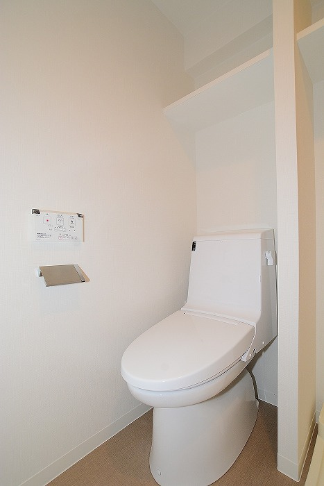 ステージグランデ清澄白河アジールコートのトイレ|落ち着いた色調のトイレです